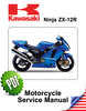 Thumbnail Kawasaki Ninja ZX12R (2nd generation) Repair Manual (2002-06