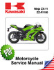 Thumbnail Kawasaki Ninja ZX11 (2nd gen.) ZZ-R1100 Repair Manual (1993- Thumbnail Kawasaki Ninja ZX11 (2nd gen.) ZZ-R1100 Repair Manual (1993-