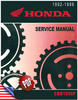Thumbnail Honda CBR1000F (3rd generation) Repair Manual (1992-99)