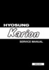 Thumbnail Hyosung RT125 Karion Service Manual (2002-08)