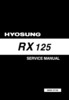 Thumbnail Hyosung RX125 Service Manual (1998-2009)