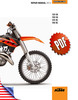 Thumbnail KTM 125/150 SX XC Repair Manual (2014)