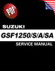 Thumbnail Suzuki GSF1250/S/A/SA Bandit K7-L6 Repair Manual (2007-16)