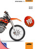 Thumbnail KTM 450 SX-F XC-F Factory Edition Repair Manual (2014)