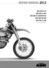 Thumbnail KTM 350 EXC-F XCF-W 2012 Repair Manual ENGLISH Thumbnail KTM 350 EXC-F XCF-W 2012 Repair Manual ENGLISH