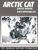 Thumbnail 2007 Arctic Cat 2-Stroke Snowmobile Service Repair Manual