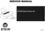 Thumbnail Epson Stylus Photo 750 Service Manual