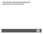 Thumbnail HP Pavilion DV5 Maintenance and Service Guide