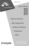Thumbnail Lexmark E23x_E33x Service Manual