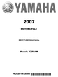 Thumbnail Yamaha YZF R1 Service Manual