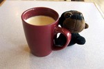 Thumbnail Monkey with coffee