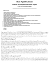 Thumbnail If an Agent Knocks - Federal Investigators and Your Rights Thumbnail If an Agent Knocks - Federal Investigators and Your Rights